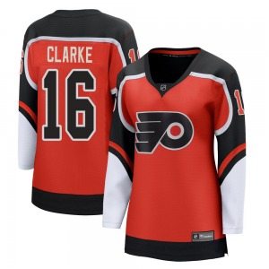 Breakaway Fanatics Branded Women's Bobby Clarke Orange 2020/21 Special Edition Jersey - NHL Philadelphia Flyers