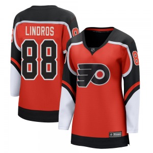 Breakaway Fanatics Branded Women's Eric Lindros Orange 2020/21 Special Edition Jersey - NHL Philadelphia Flyers