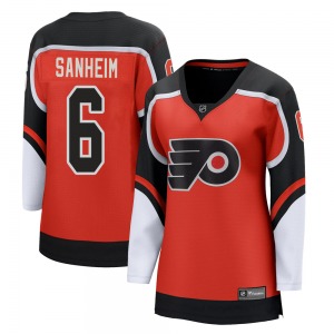 Breakaway Fanatics Branded Women's Travis Sanheim Orange 2020/21 Special Edition Jersey - NHL Philadelphia Flyers