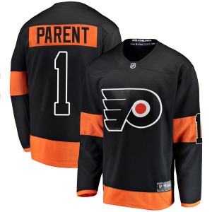 Breakaway Fanatics Branded Adult Bernie Parent Black Alternate Jersey - NHL Philadelphia Flyers