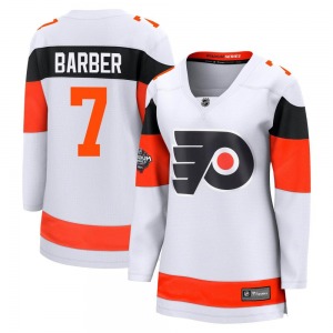 Breakaway Fanatics Branded Women's Bill Barber White 2024 Stadium Series Jersey - NHL Philadelphia Flyers