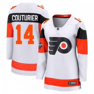 Breakaway Fanatics Branded Women's Sean Couturier White 2024 Stadium Series Jersey - NHL Philadelphia Flyers