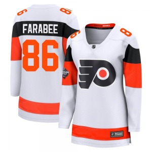 Breakaway Fanatics Branded Women's Joel Farabee White 2024 Stadium Series Jersey - NHL Philadelphia Flyers