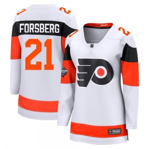 Breakaway Fanatics Branded Women's Peter Forsberg White 2024 Stadium Series Jersey - NHL Philadelphia Flyers