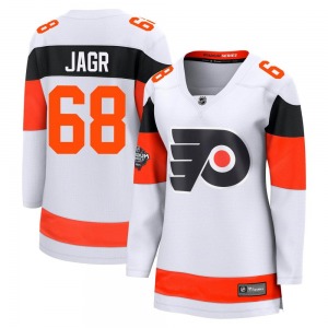 Breakaway Fanatics Branded Women's Jaromir Jagr White 2024 Stadium Series Jersey - NHL Philadelphia Flyers