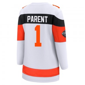 Breakaway Fanatics Branded Women's Bernie Parent White 2024 Stadium Series Jersey - NHL Philadelphia Flyers
