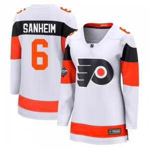 Breakaway Fanatics Branded Women's Travis Sanheim White 2024 Stadium Series Jersey - NHL Philadelphia Flyers
