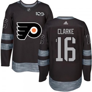 Authentic Youth Bobby Clarke Black 1917-2017 100th Anniversary Jersey - NHL Philadelphia Flyers