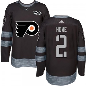 Authentic Youth Mark Howe Black 1917-2017 100th Anniversary Jersey - NHL Philadelphia Flyers