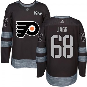 Authentic Youth Jaromir Jagr Black 1917-2017 100th Anniversary Jersey - NHL Philadelphia Flyers