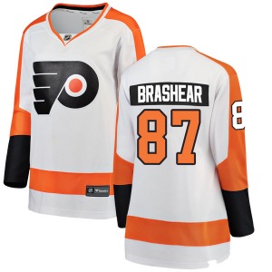 Breakaway Fanatics Branded Women's Donald Brashear White Away Jersey - NHL Philadelphia Flyers