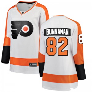 Breakaway Fanatics Branded Women's Connor Bunnaman White Away Jersey - NHL Philadelphia Flyers