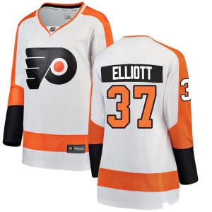 Breakaway Fanatics Branded Women's Brian Elliott White Away Jersey - NHL Philadelphia Flyers