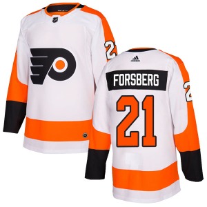 Authentic Adidas Adult Peter Forsberg White Jersey - NHL Philadelphia Flyers