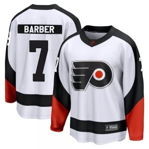 Breakaway Fanatics Branded Adult Bill Barber White Special Edition 2.0 Jersey - NHL Philadelphia Flyers