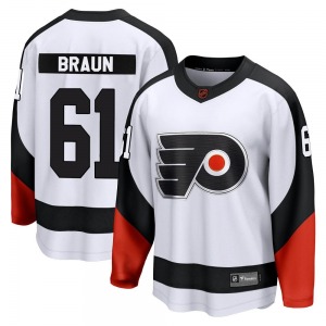 Breakaway Fanatics Branded Adult Justin Braun White Special Edition 2.0 Jersey - NHL Philadelphia Flyers
