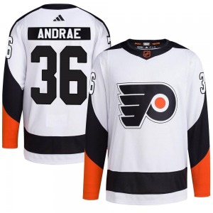 Authentic Adidas Youth Emil Andrae White Reverse Retro 2.0 Jersey - NHL Philadelphia Flyers