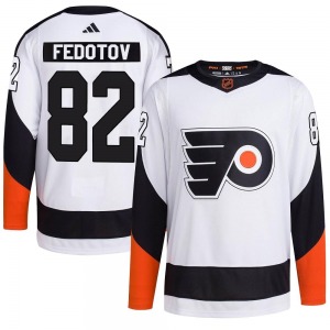 Authentic Adidas Youth Ivan Fedotov White Reverse Retro 2.0 Jersey - NHL Philadelphia Flyers