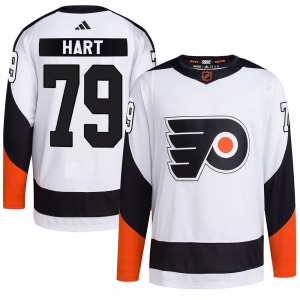 Authentic Adidas Youth Carter Hart White Reverse Retro 2.0 Jersey - NHL Philadelphia Flyers