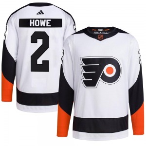 Authentic Adidas Youth Mark Howe White Reverse Retro 2.0 Jersey - NHL Philadelphia Flyers