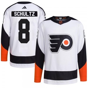 Authentic Adidas Youth Dave Schultz White Reverse Retro 2.0 Jersey - NHL Philadelphia Flyers