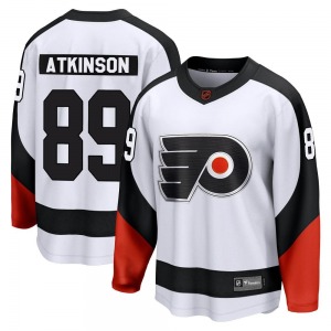 Breakaway Fanatics Branded Youth Cam Atkinson White Special Edition 2.0 Jersey - NHL Philadelphia Flyers
