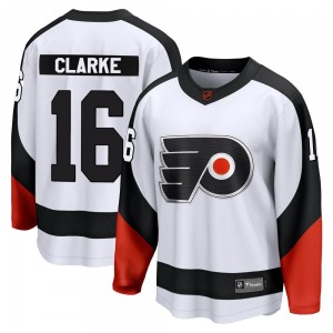 Breakaway Fanatics Branded Youth Bobby Clarke White Special Edition 2.0 Jersey - NHL Philadelphia Flyers