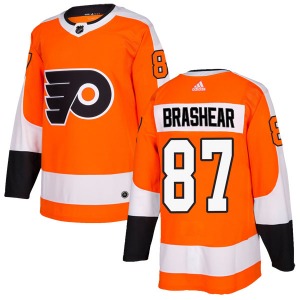 Authentic Adidas Youth Donald Brashear Orange Home Jersey - NHL Philadelphia Flyers