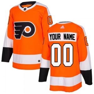 Authentic Adidas Youth Custom Orange Custom Home Jersey - NHL Philadelphia Flyers