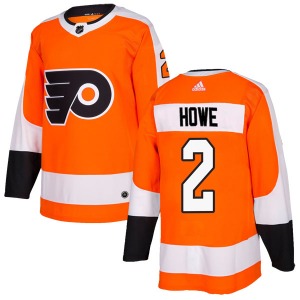 Authentic Adidas Youth Mark Howe Orange Home Jersey - NHL Philadelphia Flyers