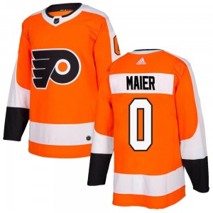 Authentic Adidas Youth Nolan Maier Orange Home Jersey - NHL Philadelphia Flyers
