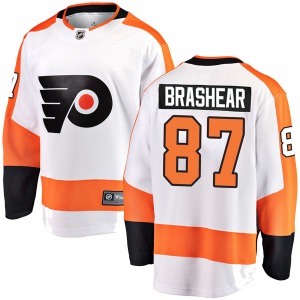 Breakaway Fanatics Branded Youth Donald Brashear White Away Jersey - NHL Philadelphia Flyers