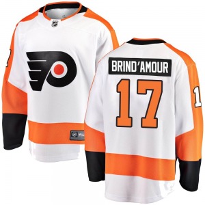 Breakaway Fanatics Branded Youth Rod Brind'amour White Rod Brind'Amour Away Jersey - NHL Philadelphia Flyers