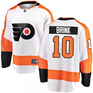 Breakaway Fanatics Branded Youth Bobby Brink White Away Jersey - NHL Philadelphia Flyers