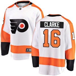 Breakaway Fanatics Branded Youth Bobby Clarke White Away Jersey - NHL Philadelphia Flyers