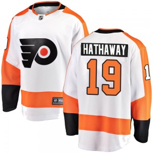Breakaway Fanatics Branded Youth Garnet Hathaway White Away Jersey - NHL Philadelphia Flyers