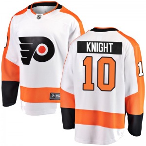 Breakaway Fanatics Branded Youth Corban Knight White Away Jersey - NHL Philadelphia Flyers