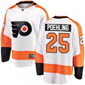 Breakaway Fanatics Branded Youth Ryan Poehling White Away Jersey - NHL Philadelphia Flyers