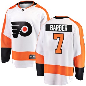 Breakaway Fanatics Branded Adult Bill Barber White Away Jersey - NHL Philadelphia Flyers
