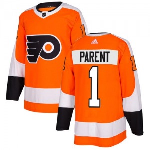 Authentic Adidas Youth Bernie Parent Orange Home Jersey - NHL Philadelphia Flyers