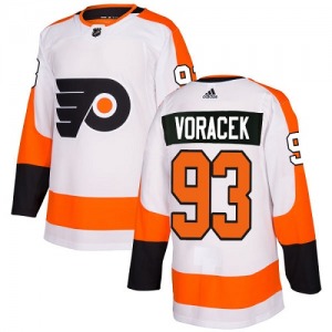 Authentic Adidas Youth Jakub Voracek White Away Jersey - NHL Philadelphia Flyers