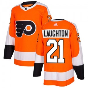 Authentic Adidas Youth Scott Laughton Orange Home Jersey - NHL Philadelphia Flyers