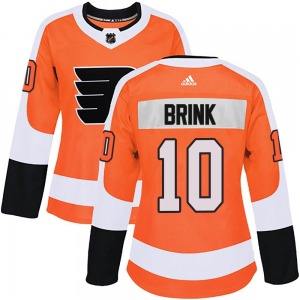 Authentic Adidas Women's Bobby Brink Orange Home Jersey - NHL Philadelphia Flyers