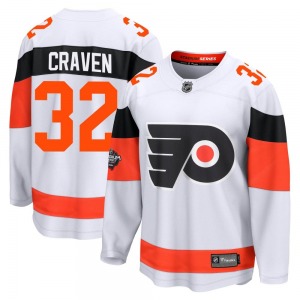 Breakaway Fanatics Branded Adult Murray Craven White 2024 Stadium Series Jersey - NHL Philadelphia Flyers