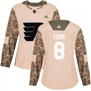 Authentic Adidas Women's Cam York Camo Veterans Day Practice Jersey - NHL Philadelphia Flyers