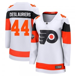 Breakaway Fanatics Branded Women's Nicolas Deslauriers White 2024 Stadium Series Jersey - NHL Philadelphia Flyers
