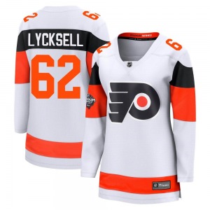 Breakaway Fanatics Branded Women's Olle Lycksell White 2024 Stadium Series Jersey - NHL Philadelphia Flyers