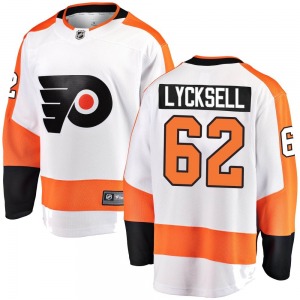 Breakaway Fanatics Branded Adult Olle Lycksell White Away Jersey - NHL Philadelphia Flyers